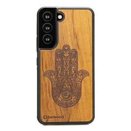 drewniane-etui-samsung-galaxy-s22-hamsa-imbuia