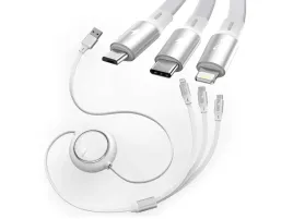 kabel-usb-baseus-bright-mirror-3w1-micro-usb-lightning-usb-c-bialy