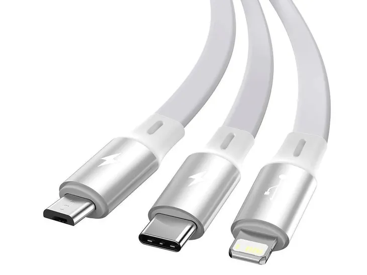 kabel-usb-baseus-bright-mirror-3w1-micro-usb-lightning-usb-c-bialy-stan-nowy