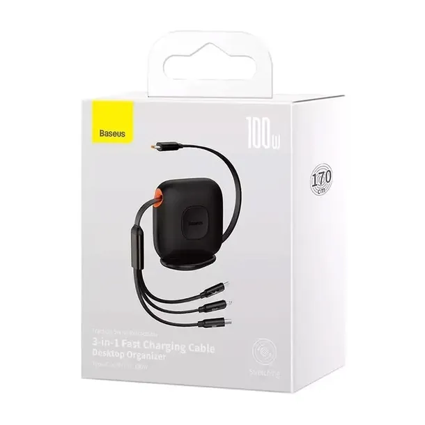 kabel-usb-c-baseus-traction-3w1-usb-c-lightning-micro-100w-1-7m-marka-inna-stan-nowy