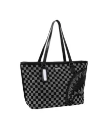 torba-sprayground-trinity-checkered-tote-bag