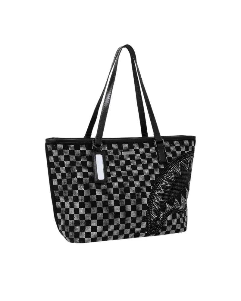 torba-sprayground-trinity-checkered-tote-bag