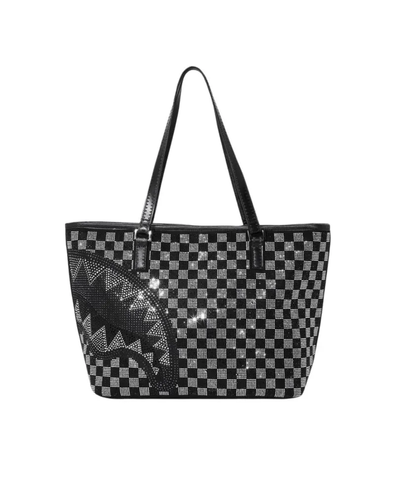 torba-sprayground-trinity-checkered-tote-bag