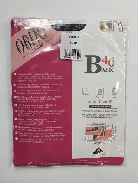 oblio-ba4a-basic-40den-4-xl-nero-grubosc-40-den