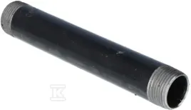 sztucer-stalowy-czarny-3-4-dl-0-20m-dwustronnie-gwintowany