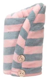 trust-my-sister-rozowo-szary-recznik-do-wlosow-z-mikrofibry