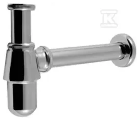 polsyfon-butelkowy-g-1-1-4-x-32-mm-z-rozeta-chrom-regulowana-rura-odplywu