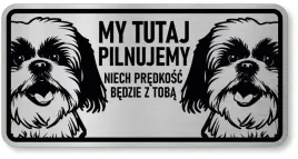 tabliczka-ostrzegawcza-uwaga-pies-shih-tzu-2-psy
