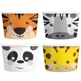 kubeczki-do-lodow-zoo-zwierzeta-partypal-150-ml-4-szt