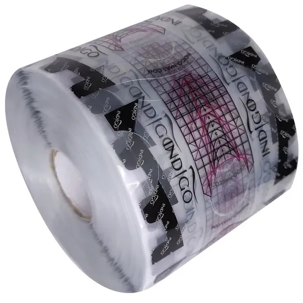Indigo Szablony Formy Do Przedłużania 100 szt. CLEAR