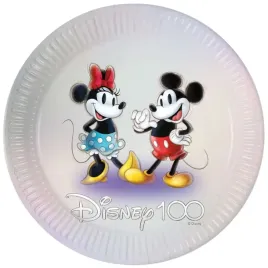 talerzyki-papierowe-myszka-mickey-i-minnie-disney-100-procos-23-cm