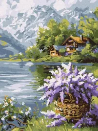 malowanie-po-numerach-liliowy-kosz-30x40cm