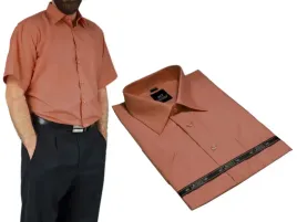 duza-koszula-meska-rust-rdza-ruda-ceglasta-z-krotkim-rekawem-elegancka
