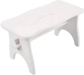 ryczka-biala-drewniana-maly-taboret-krzeselko-stolek-do-lazienki-38x19x21cm