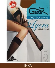 gatta-semi-matt-lycra-knee-socks-15den-00-uni-inka