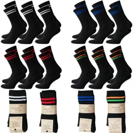 skarpety-sportowe-polfrotte-czarne-2-paski-zestaw-12-par-41-43