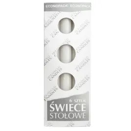 tradycyjna-swieca-stolowa-bezbarwna-6-sztuk