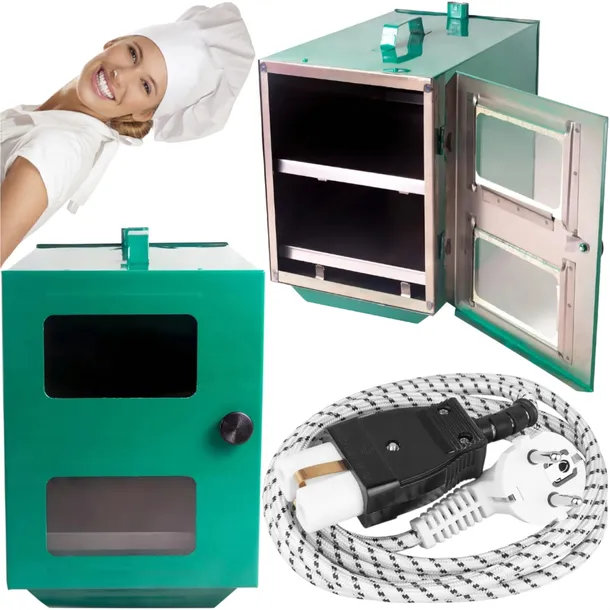 PRODIŻ ELEKTRYCZNY PIECYK MINI PIEKARNIK 1200W 12L Z KABLEM I BLASZKAMI