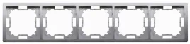 simon-basic-ramka-5-krotna-pion-poziom-inox-stal-srebrny-matowy-bmr5-21
