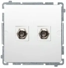 simon-basic-gniazdo-tv-antenowe-telewizyjne-f-podwojne-bialy-bmaf2-01-11