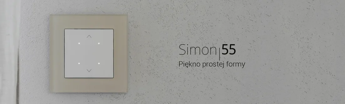 simon-55-ramka-1-krotna-line-bialy-mat