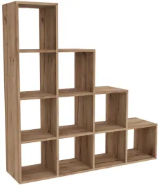 regal-schodkowy-komorowy-na-ksiazki-zabawki-dab-craft-nowoczesny