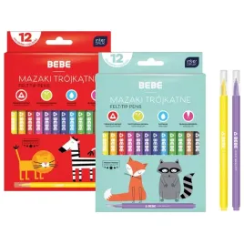 interdruk-bebe-mazaki-trojkatne-12-kolorow