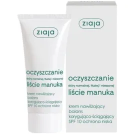 ziaja-oczyszczenia-liscie-manuka-spf10-krem-nawilzajacy-balsam-korygujacy