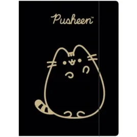 st-majewski-pusheen-gold-kot-teczka-z-gumka-a4-1-sztuka