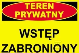 budowlana-tablica-ostrzegawcza-teren-prywatny-wstep-wzbroniony