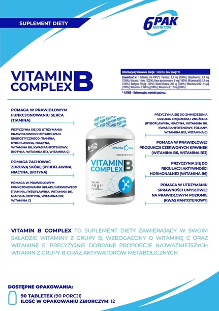 6pak-effective-line-vitamin-b-complex-90-tabl-marka-6pak-nutrition