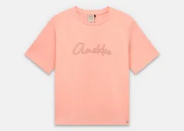 anekke-koszulka-42271-109-209-s-m-salmon-t-shirt-with-logo