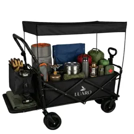 wozek-transportowy-luaro-plazowy-skladany-ogrodowy-z-daszkiem-siatka-120kg