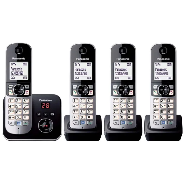 Telefon bezprzewodowy Panasonic KX-TG6824GA DECT