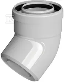 kolano-koncentryczne-do-systemow-kominowych-pp-al-45-dn80-125mm-z-uszczelk