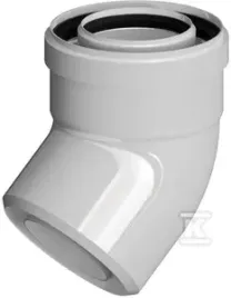 kolano-koncentryczne-do-systemow-kominowych-pp-al-45-dn60-100mm-z-uszczelk