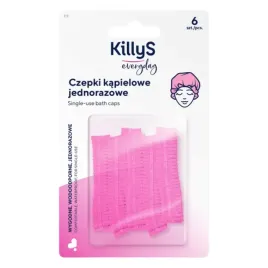 killys-everyday-czepki-kapielowe-jednorazowe-rozowe-6-sztuk