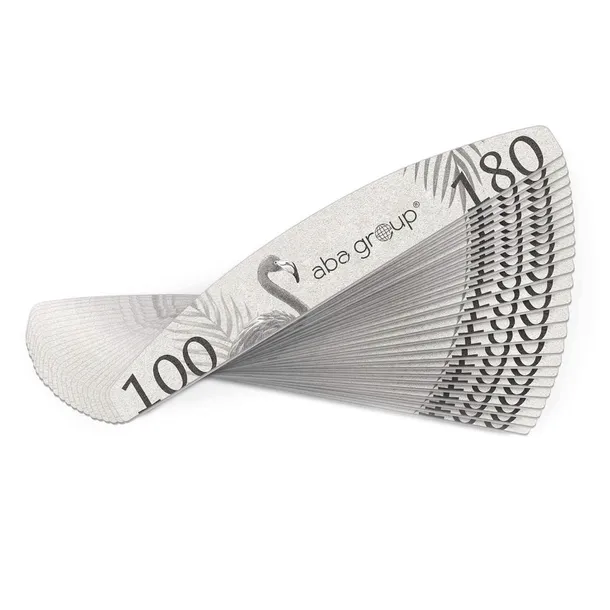 Pilnik do Paznokci 100/180 Łódka Półksiężyc Standard Aba Group 25 szt