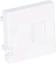 plytka-k45-1-krotna-rj-z-oslona-uniwersalna-bialy