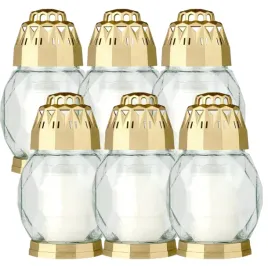 bolsius-znicz-lampion-szklany-diamond-24h-zloty-6-sztuk