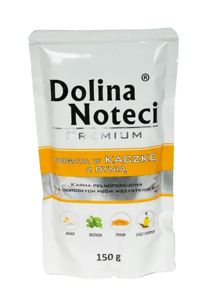 Dolina Noteci Premium Bogata w Kaczkę z Dynią Mokra Karma Dla Psa 150g