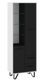 regal-bialy-czarny-60-cm-loss-cr