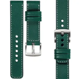 movear-prestige-c1-skorzany-pasek-22mm-do-zegarka-or-zielony-butelkowy-bial