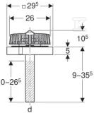 wpust-dachowy-geberit-pluvia-d56-stan-nowy