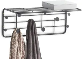 wieszak-scienny-metalowy-zeller-514-cm-czarny