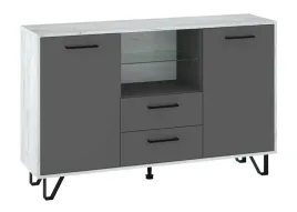 komoda-craft-bialy-grafit-140-cm-loss-cr