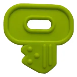 1szt-gryzak-dodatek-do-zabawek-kluczyk-zielony
