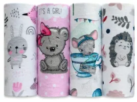 komplet-pieluszka-flanela-4-pak-dziewczecy-girl