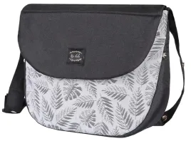 mio-bebe-torba-sakwa-czarna-liscie-szare