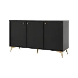 komoda-czarny-grafit-125-cm-nowoczesna-3-drzwi-zlote-nogi-tori